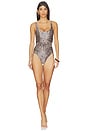 view 1 of 3 MAILLOT DE BAIN 1 PIÈCE WAIST FRAMER in Lucky Leopard001