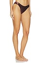 view 2 of 4 BAS DE MAILLOT DE BAIN ÉCHANCRÉ SUR LES CUISSES GOOD 90S in Cocoa Terra