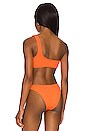 view 5 of 9 Always Fits Hot Shoulder Bikini Top in Orange Cream