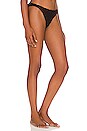 view 3 of 9 Jacquard Better Bikini Bottom in Black