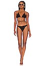 view 7 of 9 Jacquard Better Bikini Bottom in Black