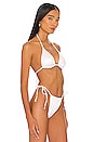 view 3 of 10 HAUT DE MAILLOT DE BAIN TRIANGLE in Metallic White