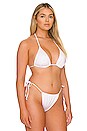 view 4 of 10 HAUT DE MAILLOT DE BAIN TRIANGLE in Metallic White