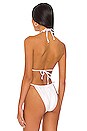 view 5 of 10 HAUT DE MAILLOT DE BAIN TRIANGLE in Metallic White