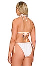 view 6 of 10 HAUT DE MAILLOT DE BAIN TRIANGLE in Metallic White