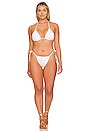 view 8 of 10 HAUT DE MAILLOT DE BAIN TRIANGLE in Metallic White