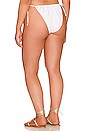 view 6 of 10 Foiled Tiny Ties Bikini Bottom in Metallic White