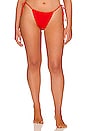 view 1 of 9 Always Fits Tiny Ties Bikini Bottom in Bright Poppy