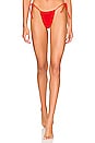 view 2 of 9 Always Fits Tiny Ties Bikini Bottom in Bright Poppy