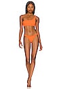 view 7 of 9 Always Fits Better Cheeky Bikini Bottom in Orange Cream