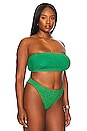 view 4 of 10 Band Bikini Top in Summer Green