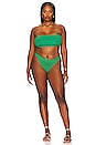 view 8 of 10 Band Bikini Top in Summer Green