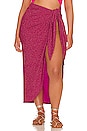 view 1 of 10 Glitter Tie Sarong in Hawaiian Pink