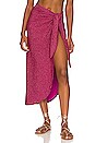 view 2 of 10 Glitter Tie Sarong in Hawaiian Pink