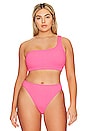 view 2 of 8 Always Fits Hot Shoulder Top in Bright Pink001