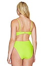 view 6 of 8 TOP BIKINI in Electric Lime002