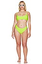 view 8 of 8 Better Bikini Cheeky in Electric Lime002