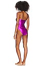 view 5 of 7 Strapless Ruched Onepiece in Bright Orchid001