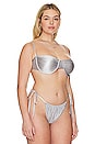 view 4 of 8 Ruched Demi Cup Top in Silver001