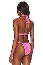 view 5 of 10 HAUT DE MAILLOT DE BAIN AVEC LIEN DEVANT SPARKLE in Knockout Pink001