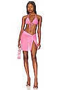 view 7 of 10 HAUT DE MAILLOT DE BAIN AVEC LIEN DEVANT SPARKLE in Knockout Pink001