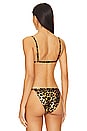 view 5 of 8 Perfect Fit Bikini Top in Gold Leopard001