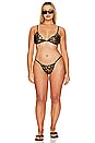 view 8 of 8 Perfect Fit Bikini Top in Gold Leopard001