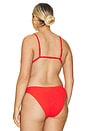 view 6 of 8 PERFECT FIT 비키니 탑 in Bright Poppy002