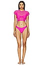 view 7 of 9 Better Bikini Bottom in Pink Glow002