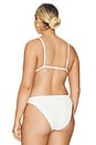 view 6 of 8 Perfect Fit Bikini Top in Cloud White001
