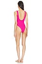 view 5 of 7 Square Neck One Piece Swimsuit in Pink Glow002