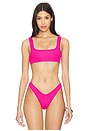 view 1 of 9 Always Fits Khloe Bikini Top in Pink Glow002