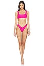 view 7 of 9 Always Fits Khloe Bikini Top in Pink Glow002