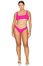 view 8 of 9 Always Fits Khloe Bikini Top in Pink Glow002