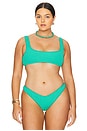 view 2 of 9 Always Fits Khloe Bikini Top in Jade Green001