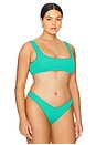view 4 of 9 Always Fits Khloe Bikini Top in Jade Green001