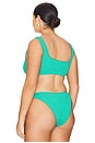 view 6 of 9 Always Fits Khloe Bikini Top in Jade Green001