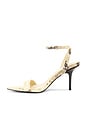 view 5 of 5 Barely There Strap Heel in Python Snake Print