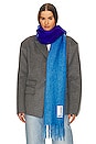 view 1 of 3 ÉCHARPE MOHAIR DÉGRADÉ in Silver Lake Blue