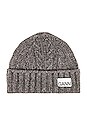 view 2 of 3 Cable Beanie in Frost Gray