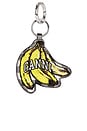view 1 of 4 Banana Velvet Keyring in Black