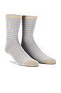 view 1 of 3 Striped Socks in Heather