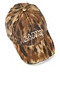 view 6 of 6 Washed Cotton Print Canvas Cap in Argan Oil