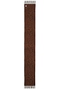 view 5 of 5 Compact Wool Scarf Leopard in Rawhide