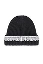 view 2 of 2 Compact Wool Lace Beanie in Phantom