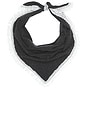 view 1 of 3 Wool Lace Triangular Scarf in Phantom