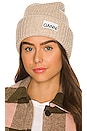 view 1 of 3 Knit Beanie in Brazilian Sand