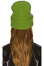 view 2 of 3 Knit Beanie in Flash Green