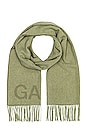 view 4 of 4 Wool Mix Logo Scarf in Margarita
