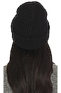 view 2 of 3 Structured Rib Beanie in Black
